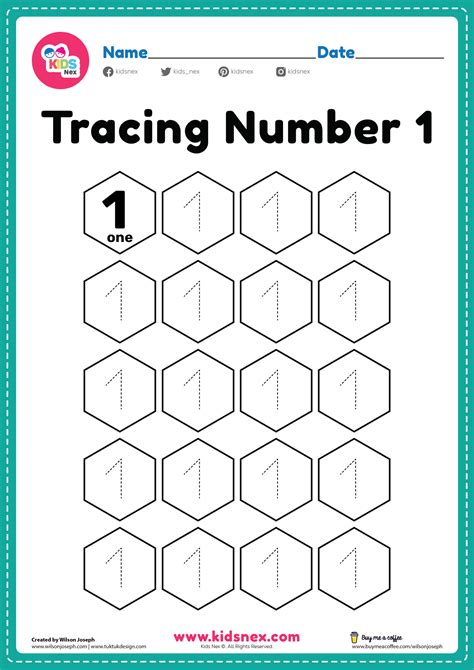 Numbers: worksheets and printable exercises pdf .